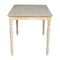 International Concepts Rectangle Solid Wood Top Table, Turned Legs, Unfinished, 30 W, 42 L, 30 in H, Wood, Unfinished K-3042-330T - alternate 6